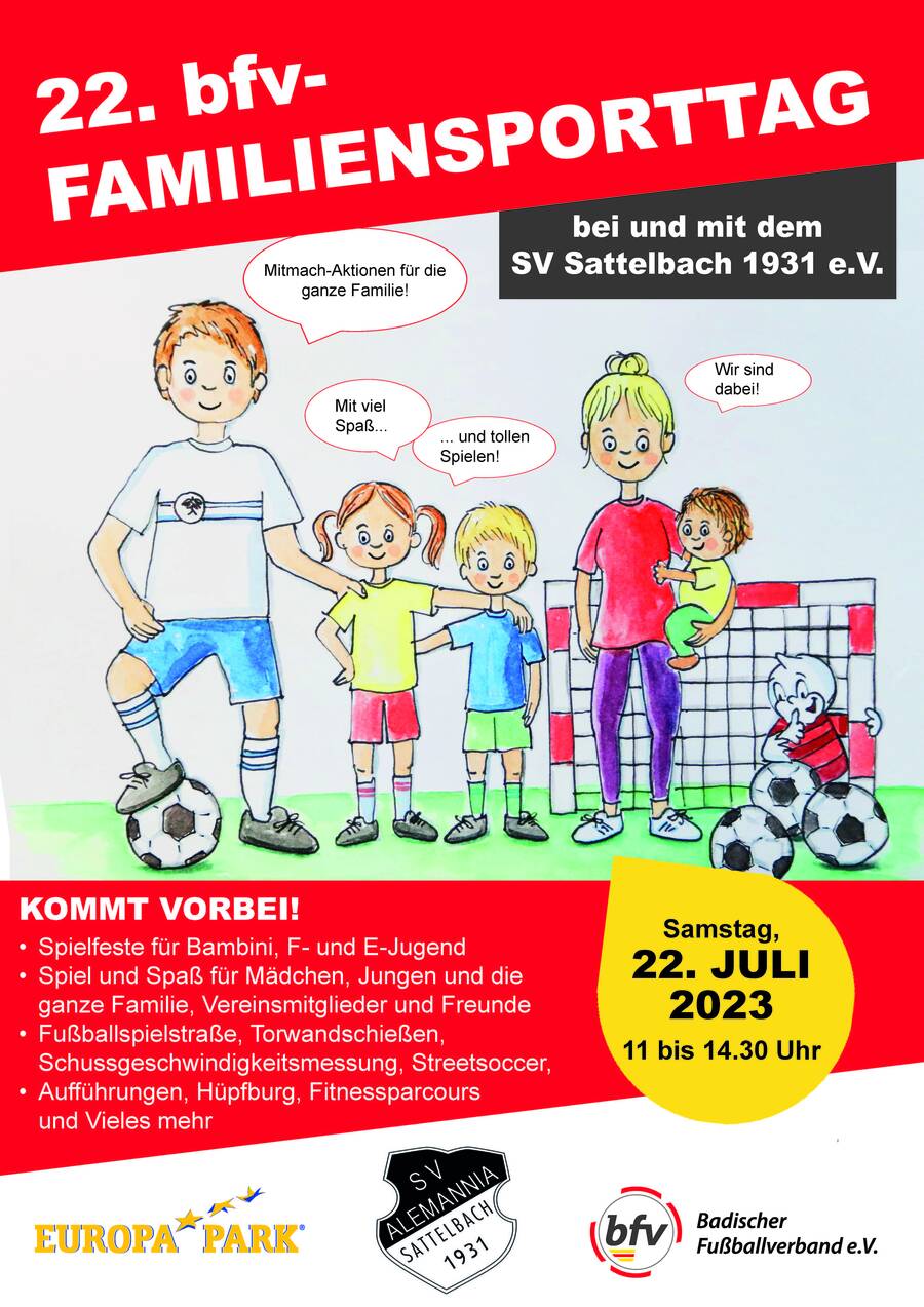 bfv-Familiensporttag 2023. Grafik: bfv