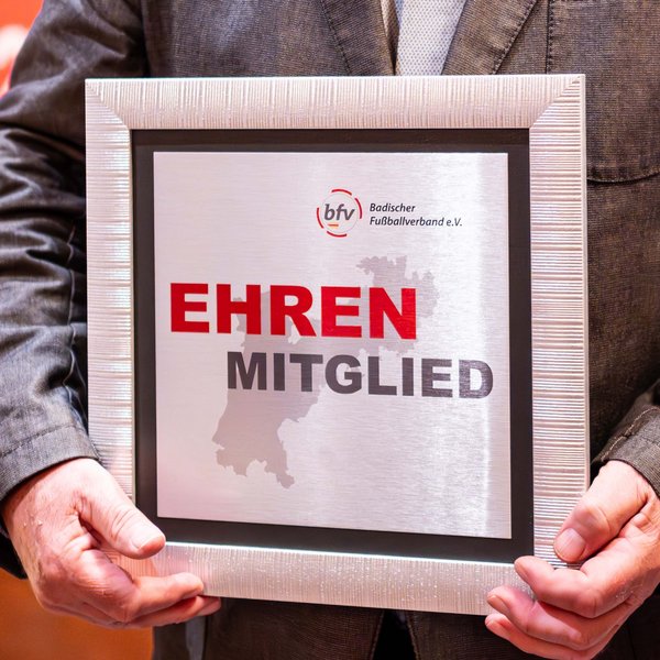 Ehrenmitglieds-Plakette