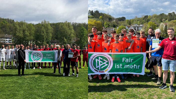 Fair Play Ehrung Hasdemir und Zürn