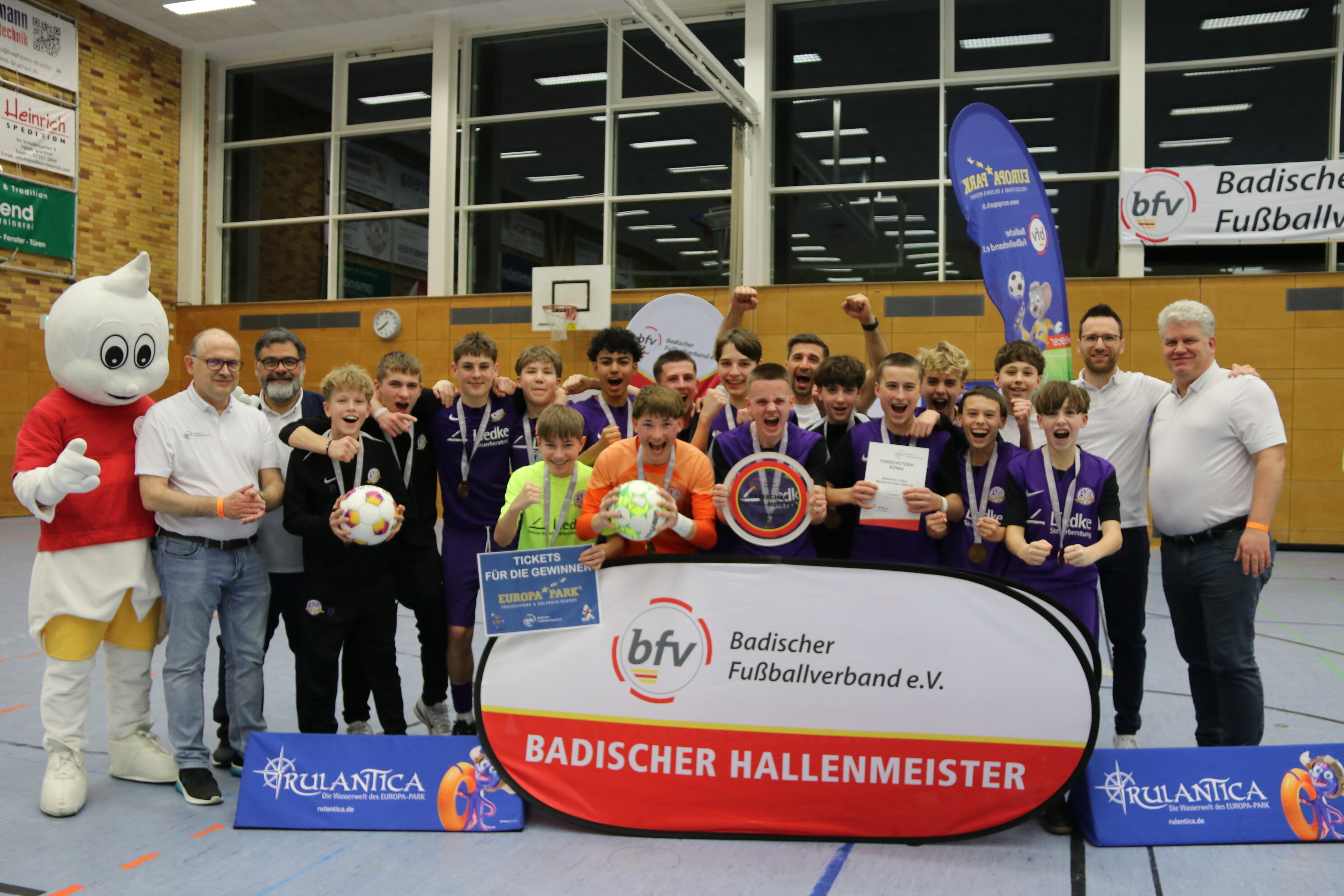 Siegerfoto C-Junioren SpVgg Durlach-Aue