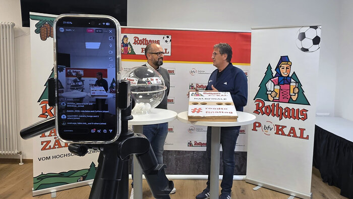 Auslosung Halbfinals bfv-Rothaus-Pokal 2025/26