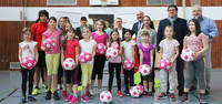 Eröffnung des AOK Treffs FußballGirls in Neckargemünd. Foto: bfv